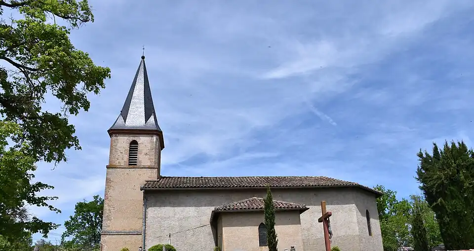L'église de Guittaut .