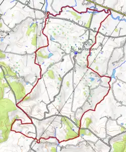 Carte topographique.