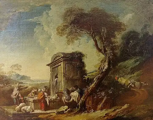 Les Lavandières, de François Boucher (vers 1730).