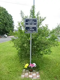 La place Normanide-Niemen en 2013.