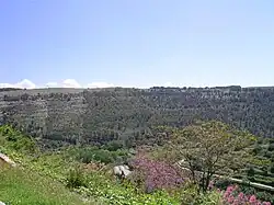 Les monts Hybléens vus de la villa