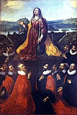 Ex-voto de la Ville de Paris à sainte Geneviève - Georges Lallemant et Philippe de Champaigne.