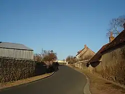 La route départementale 73 en 2012.