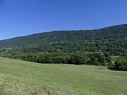 La crête de Montraillant à Saint-Pierre-de-Soucy.