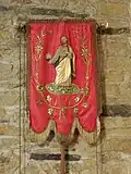 Bannière de procession de saint Joseph.