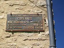 Plaque de cocher