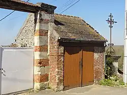 L'ancienne remise de la pompe à incendie.