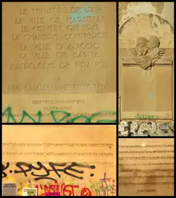 Le monument Capazza sur la place Jean Jaurès