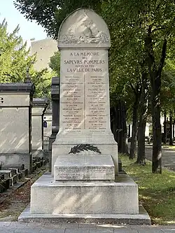 Tombeau des « morts au feu ».