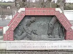 Monument aux morts du 7e&nbsp;RCC (1914-1918).