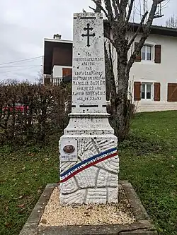 Monument aux morts de Morbier.
