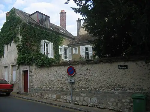 La dernière maison de Sisley,où il emménage en avril 1892au no&nbsp;19 rue Montmartre à Moret-sur-Loing.