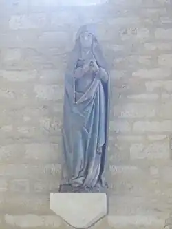 Vierge d'une poutre de gloire.