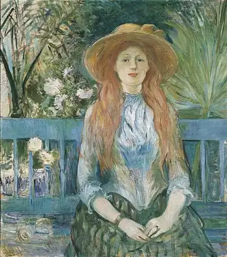 Jeune Fille dans un parc, 1893, musée des Augustins, Toulouse.