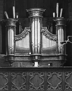 L'orgue de l'église Saint-Maurice.