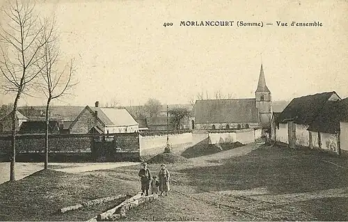 Vue du village avant 1914.