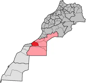 Localisation de Tan-Tan