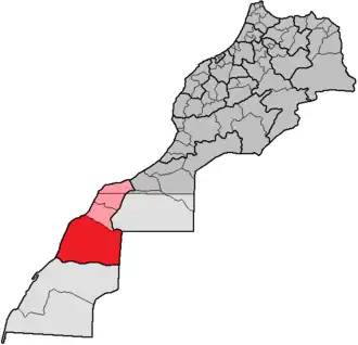 Localisation de Province de Boujdour