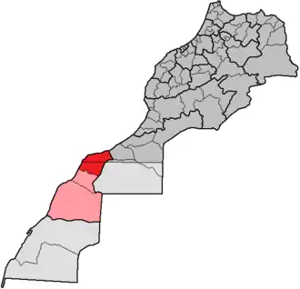 Localisation de Province de Tarfaya