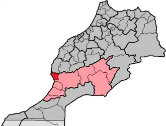 Localisation de Préfecture d'Agadir Ida-Outanane