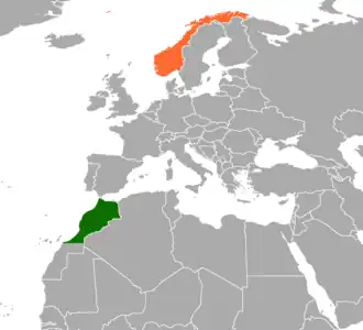 Norvège et Maroc