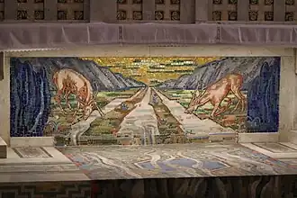 Église Saint-Gérand du Palais. Autel.