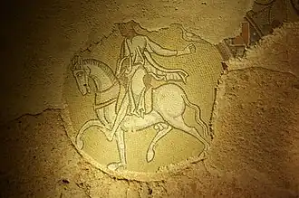 « Cavalier au faucon ».