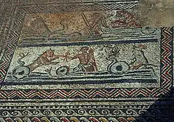 Mosaïque du char d'Amphitrite