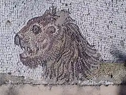 Fragment de la mosaïque des travaux d'Hercule, IIIe&nbsp;siècle