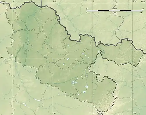 Voir sur la carte topographique de la Moselle