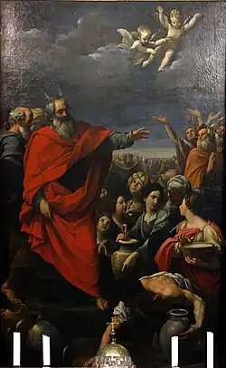 La Manne par Guido Reni, Cathédrale de Ravenne