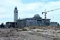 Chantier de la mosquée à l'été 2002.