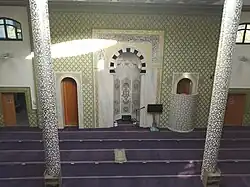 Intérieur de la mosquée de Massy