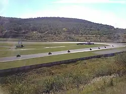 Vue du bord de piste.