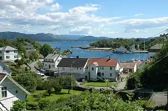 Vue de Mosterhamn sur Moster