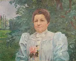 Portrait d'Augustine Lemaître, vers 1920