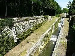 L'escalier d'écluses de Tuilières.