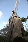 Le moulin à vent de l'ancienne habitation sucrière.