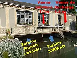 Moulin hydro-électrique de Boult-sur-Suippe.