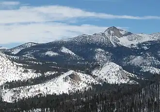 Versant ouest depuis la Glacier Point Road