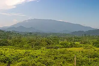 Vue du mont Mantalingajan depuis :Ransang&nbsp;(es).