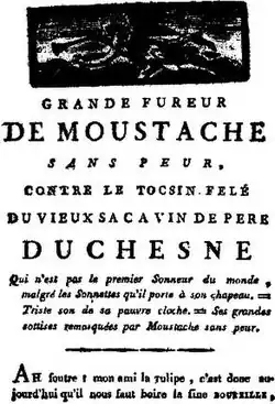 Un continuateur du Père Duchesne en 1796.