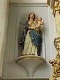 Statue de la Vierge à l'Enfant.