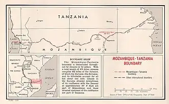 Image illustrative de l’article Frontière entre le Mozambique et la Tanzanie