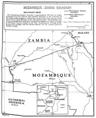 Image illustrative de l’article Frontière entre le Mozambique et la Zambie