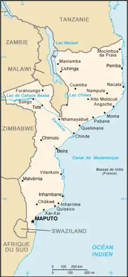 Description de l'image Mozambique carte.png.