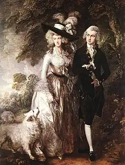 Thomas GainsboroughPortrait de Mr and Mrs William Hallett (1785)