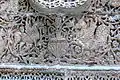 Senmurv et griffon sur la façade du palais de Mshatta, Jordanie, 743-744 ?