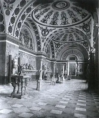 L'intérieur en 1900.