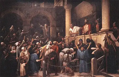 Ecce Homo&nbsp;de Mihály Munkácsy (1896) (Musée Déri, Debrecen)